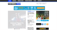 Desktop Screenshot of football-talk.co.uk